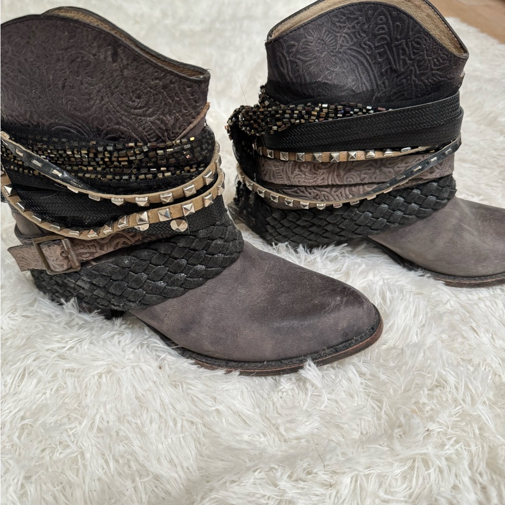 Freebird boots, size 6, worn for a wedding